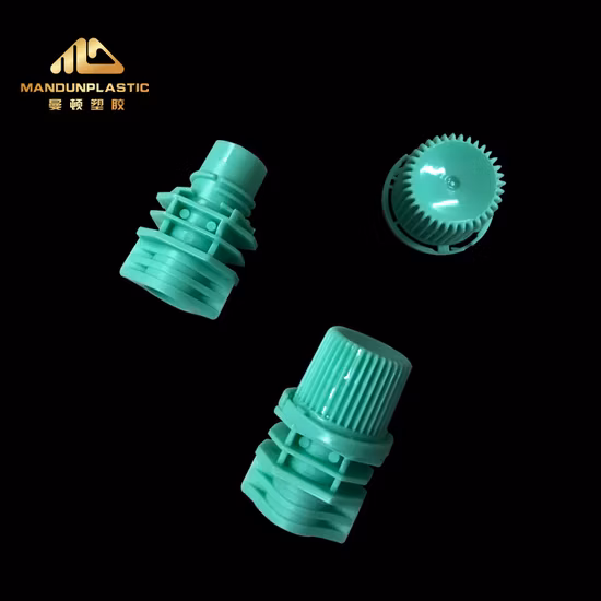 tapa plástica del canalón del tubo de 5.5m m para la bolsa cosmética de la bolsa de la bolsita y del champú