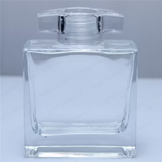 Venta al por mayor Aroma Reed Spread Incienso Botella difusora de vidrio cuadrada